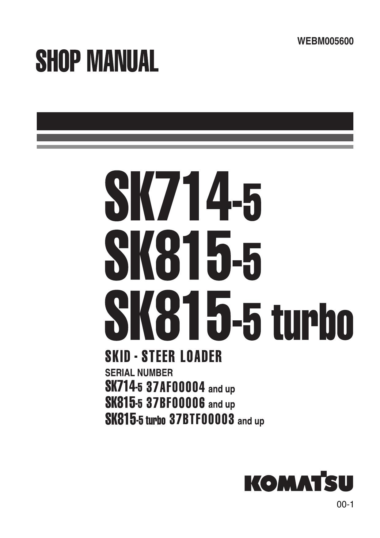 SK714-5 SK815-5 SK815-5 TURBO Shop Manual (2)